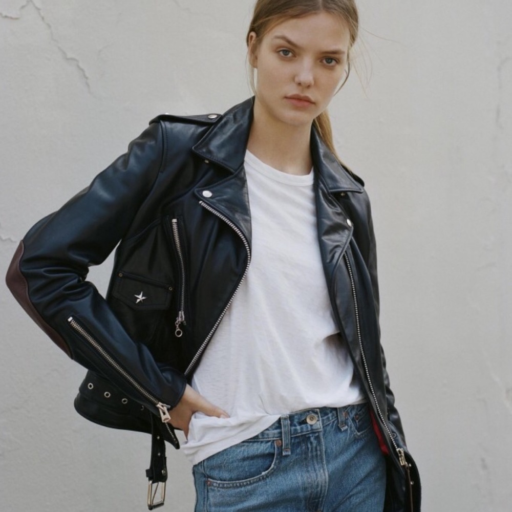 rag & bone x SCHOTT leather jacket - NWT